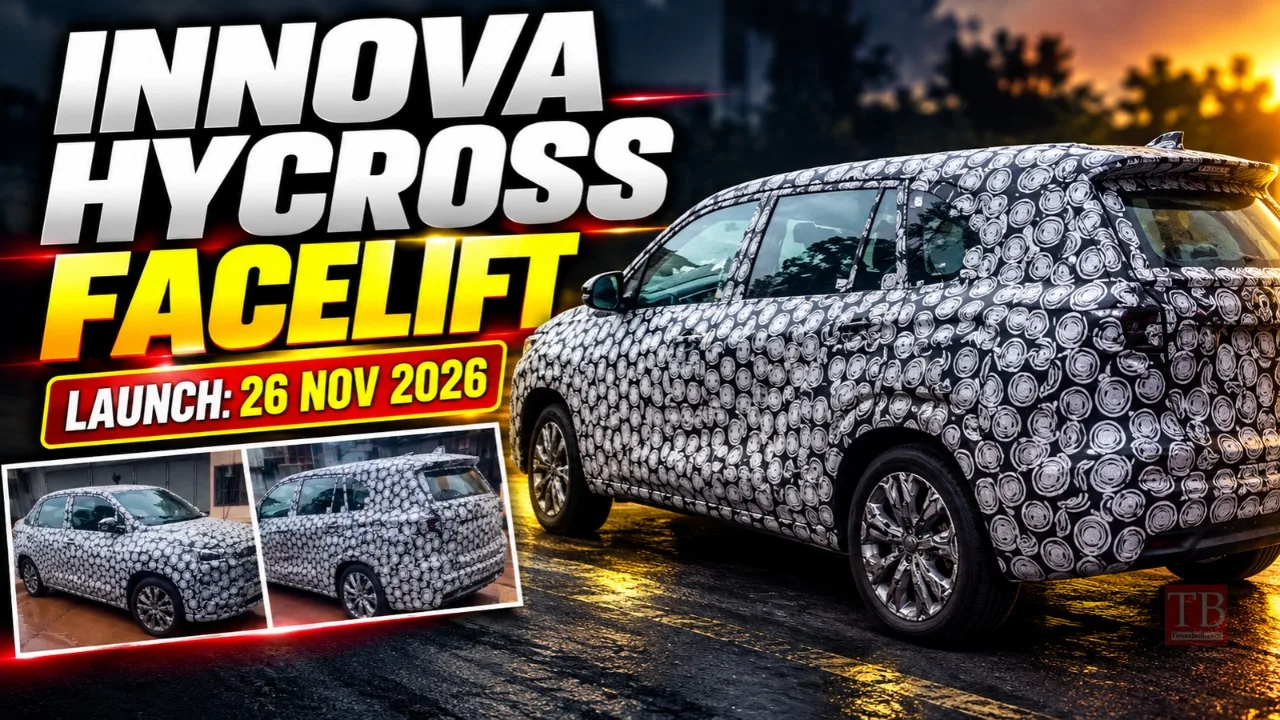 Toyota Innova Hycross Facelift India Launch on November 26 – What to Expect in Design