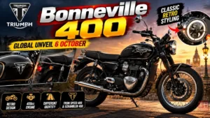 Triumph Bonneville 400 Launching