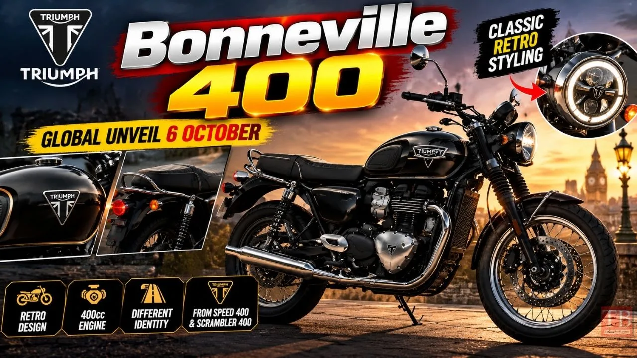 Triumph Bonneville 400 Launching on October 6, Check Retro Styling, 349cc Engine