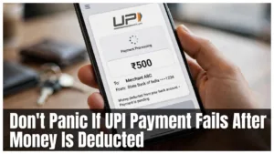 UPI Payment Failed but
