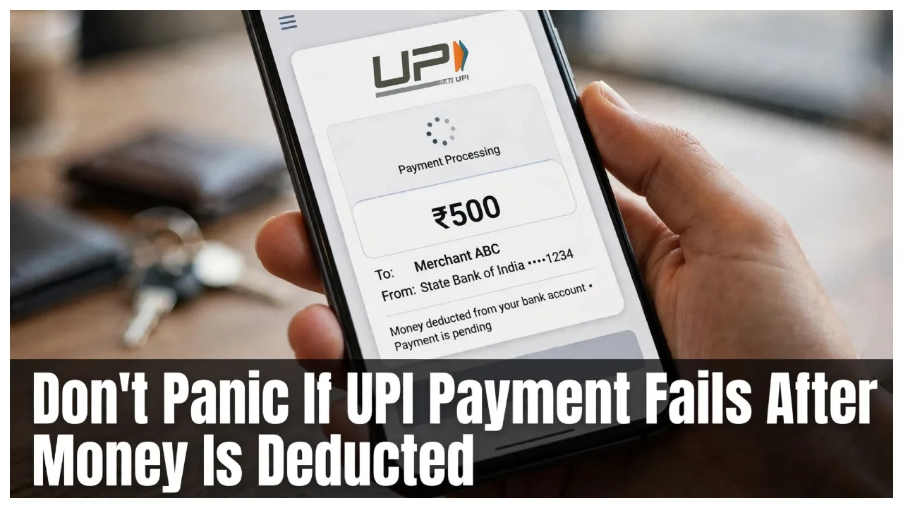 UPI Payment Failed but Money Was Deducted? Don’t Panic, Here’s How to Get a Refund