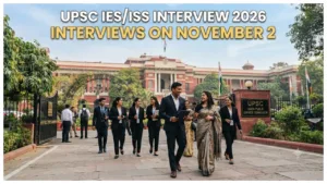 UPSC IES/ISS Interview 2026