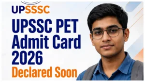 UPSSSC PET Admit Card
