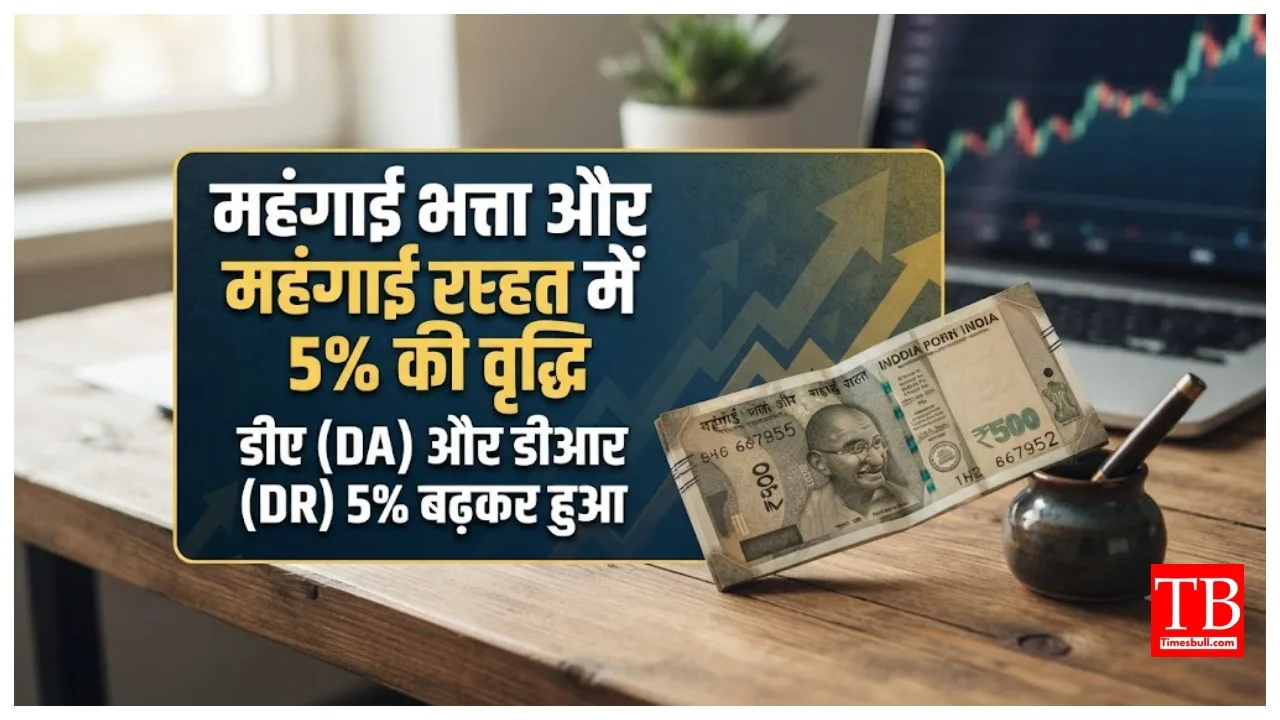 DA Hike Update – 5% Increase Announced for Employees and Pensioners, Here Calculation