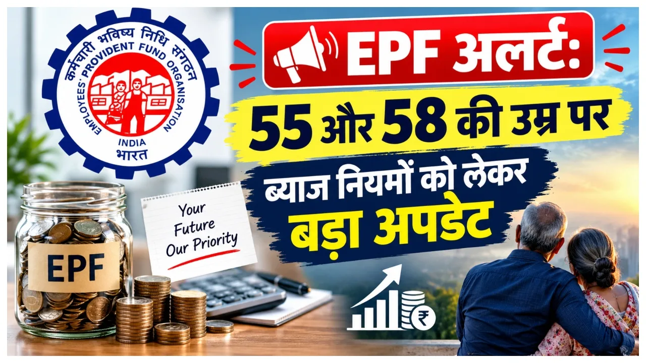EPFO Update – Big Update on Interest Rules at Ages 55 and 58