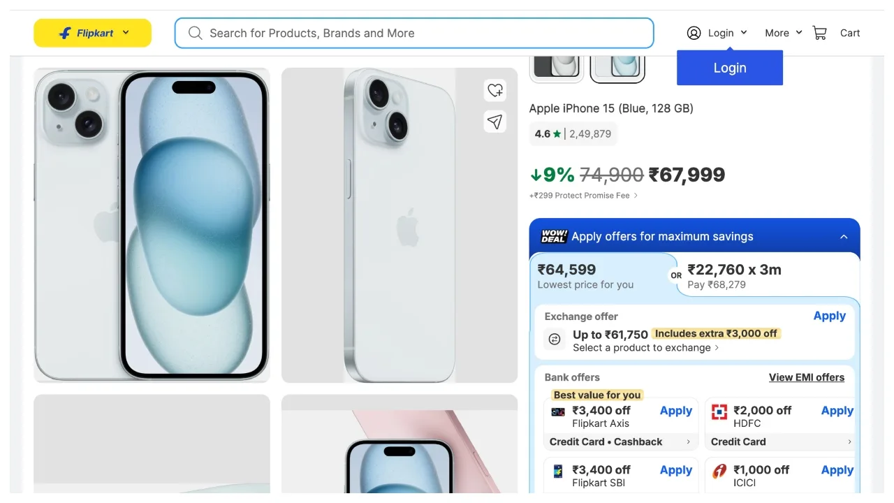 iPhone 15 Price Drop – Save Up to ₹10,301 on Flipkart, Full Specs Inside - Image 2