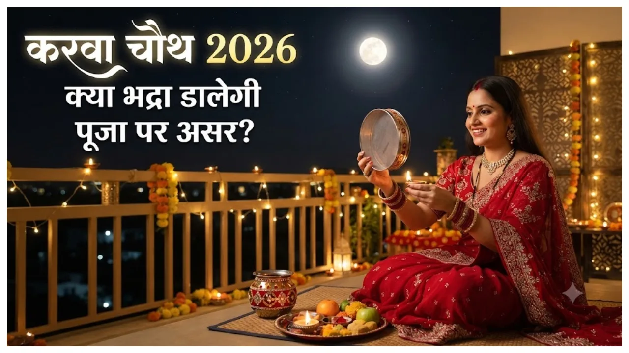 Karwa Chauth 2026 – Will Bhadra Affect the Puja? Check City-Wise Moonrise Timings