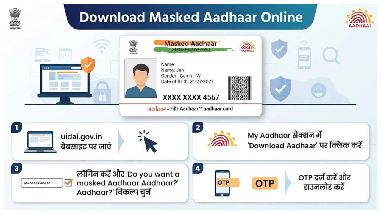 Aadhaar Update – How to Download Masked Aadhaar Online, Here Easy Steps