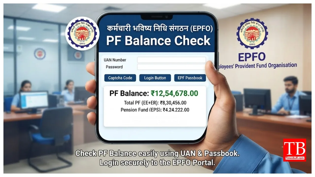 PF Balance Check – How to Check EPF Balance on Mobile Quickly, Check Steps