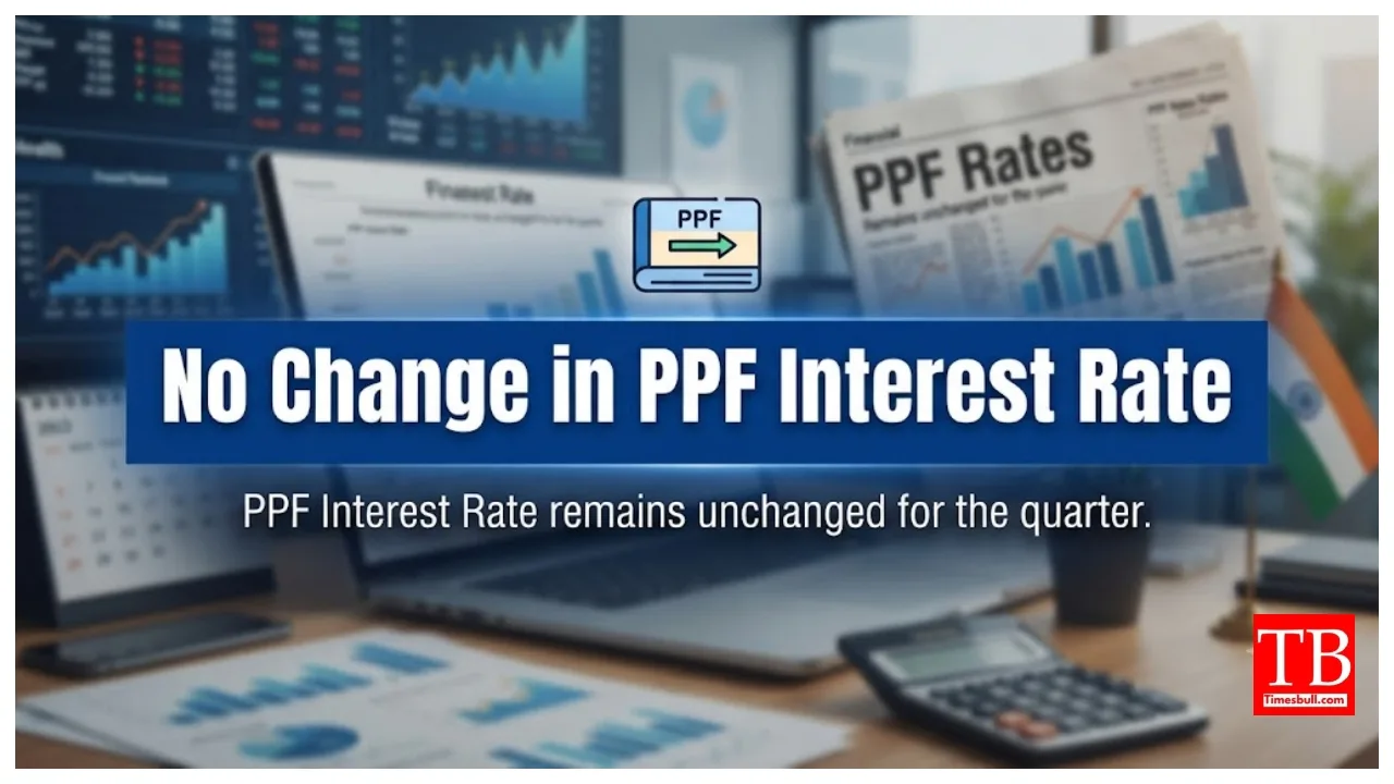 PPF Update – No Change in PPF Interest Rate, Check Tenure, Tax Benefits & Withdrawal Rules