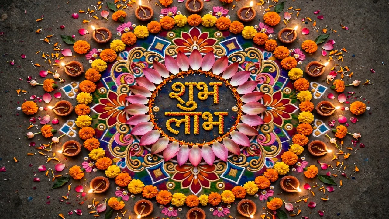 Don’t Know Rangoli? Must Try These Easy, Simple & Unique Door Rangoli Designs for Diwali 2026 - Image 8