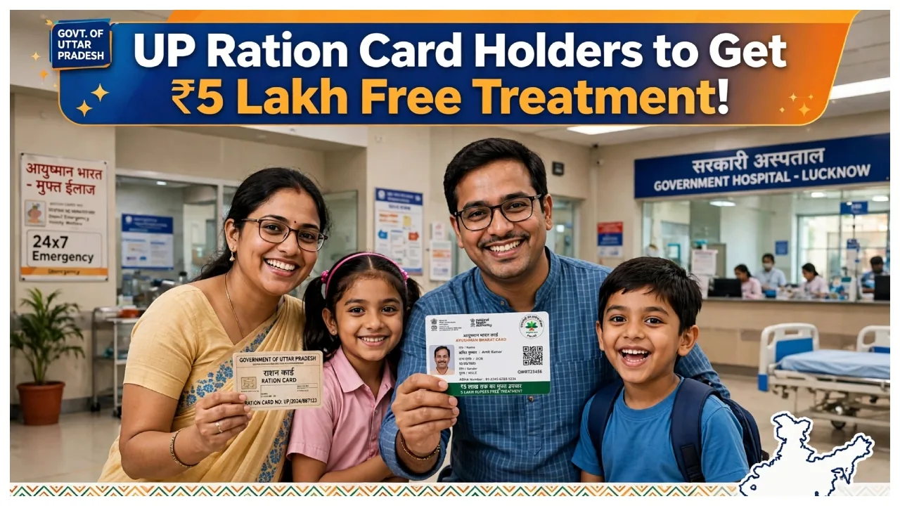 Ration Card Update – How to Get ₹5 Lakh Free Treatment! Here’s Everything You Need to Know