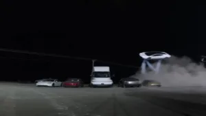 Tesla Launches Futuristic Flying