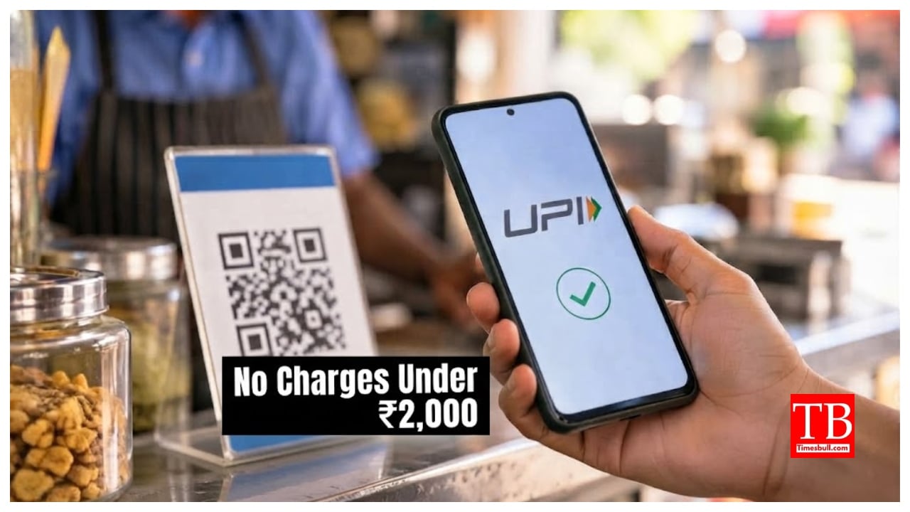 UPI Update – No Charges Under ₹2,000, 0.4% for Merchants Above, Check Rules