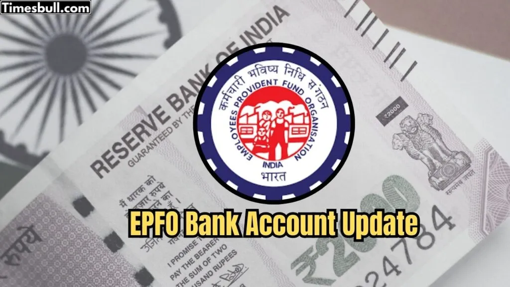 EPFO Bank Account Update