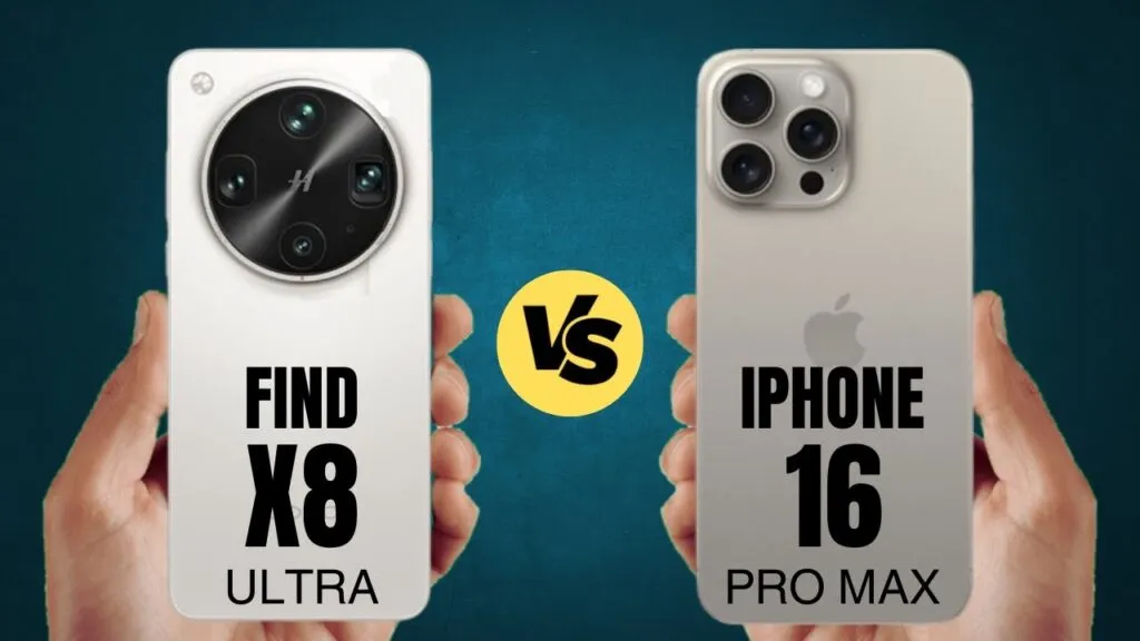 Oppo Find X8 Ultra vs iPhone 16 Pro Max