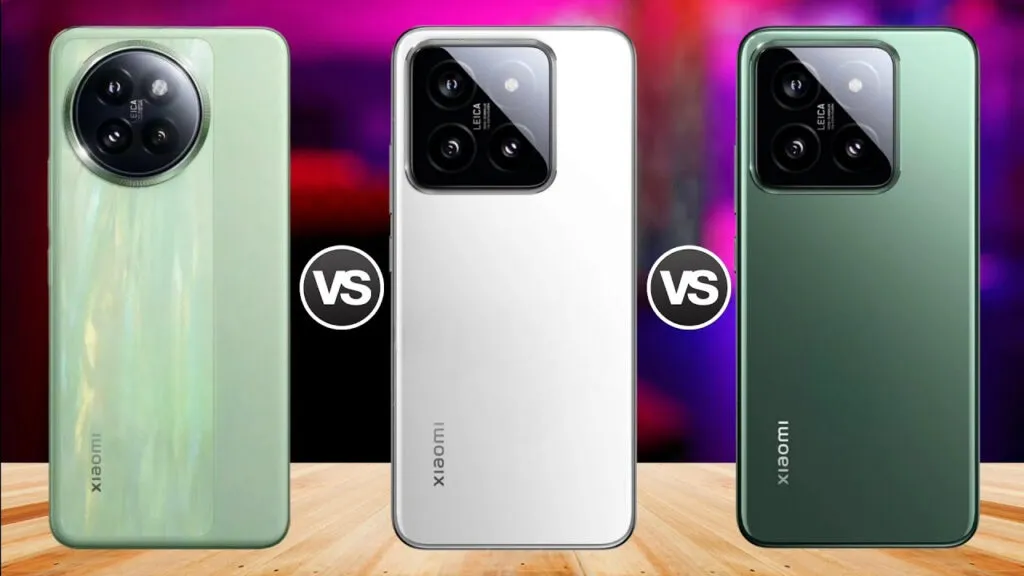 Xiaomi 14 Civi vs Xiaomi 14 vs Xiaomi 14 Ultra