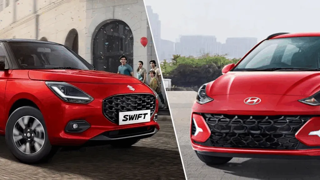 Maruti Suzuki Swift 2025 vs Hyundai i20 2025