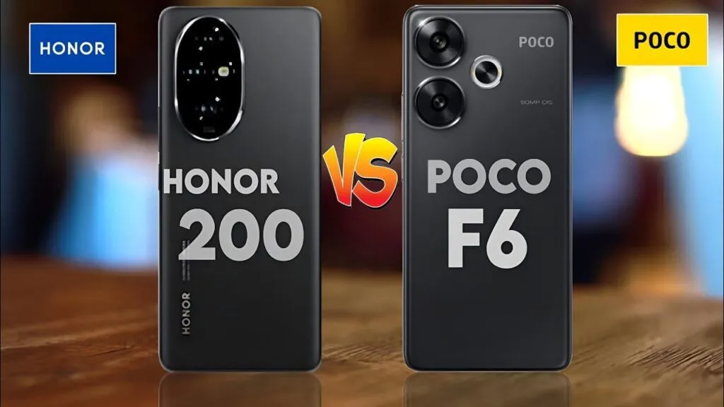 Poco F6 5G vs Honor 200