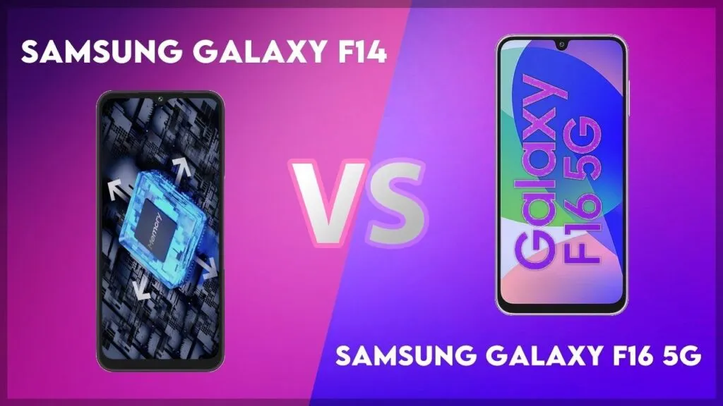 Samsung Galaxy F16 Vs F14