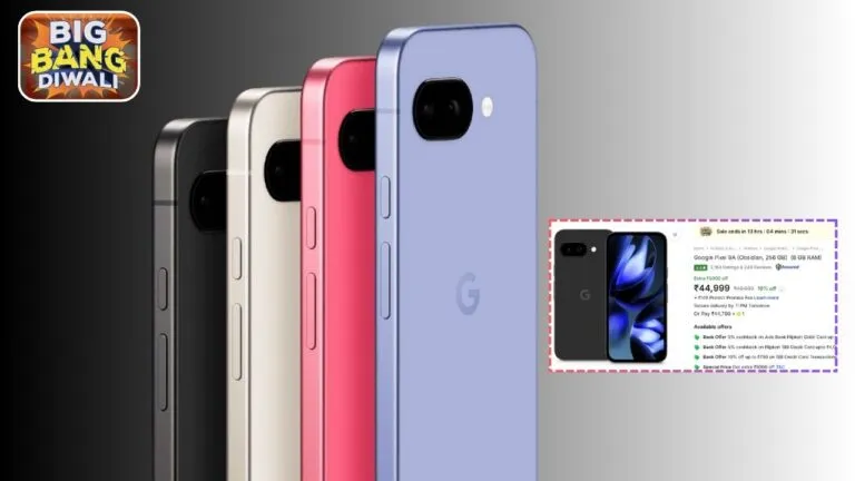 Google Pixel 9A Just Got a ₹5,000 Price Slash – Flipkart Big Bang Diwali Sale Ends in 12 Hours