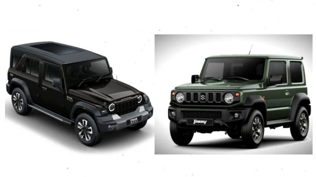 Mahindra Thar Roxx vs Maruti Jimny 1