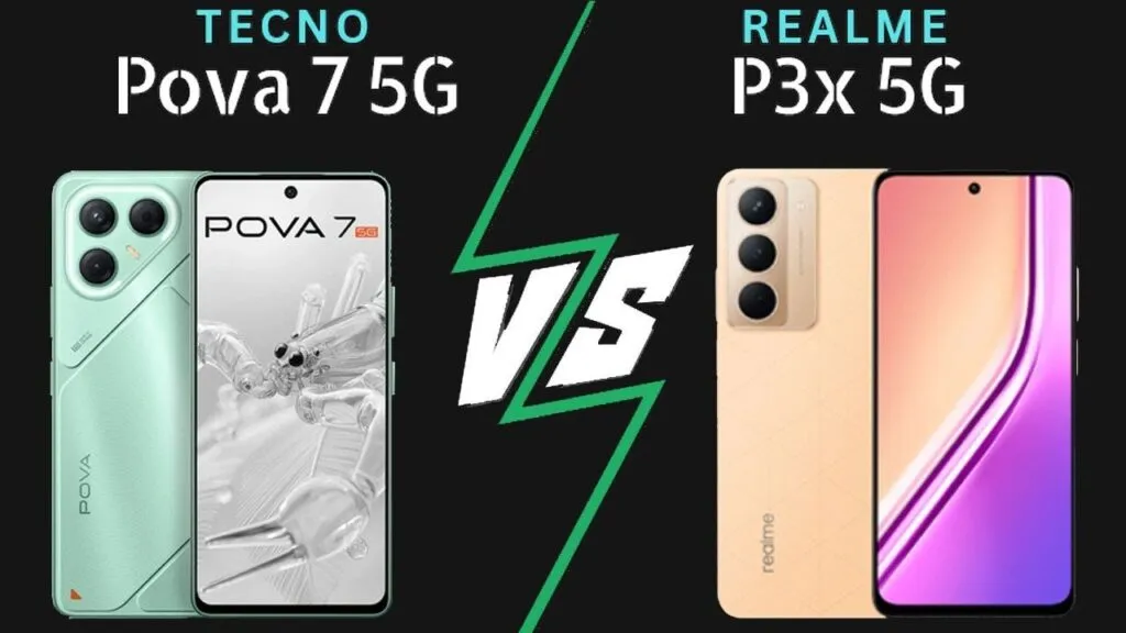 Tecno Pova 7 5G Vs Realme P3x 5G