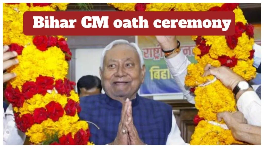 Bihar CM oath ceremony