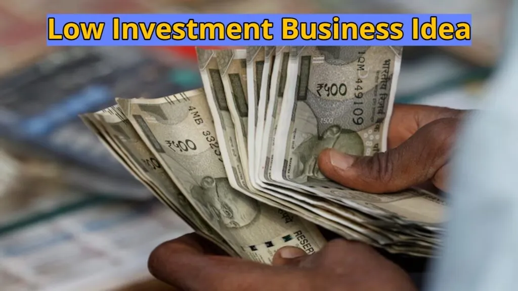 Low Investment Business Idea