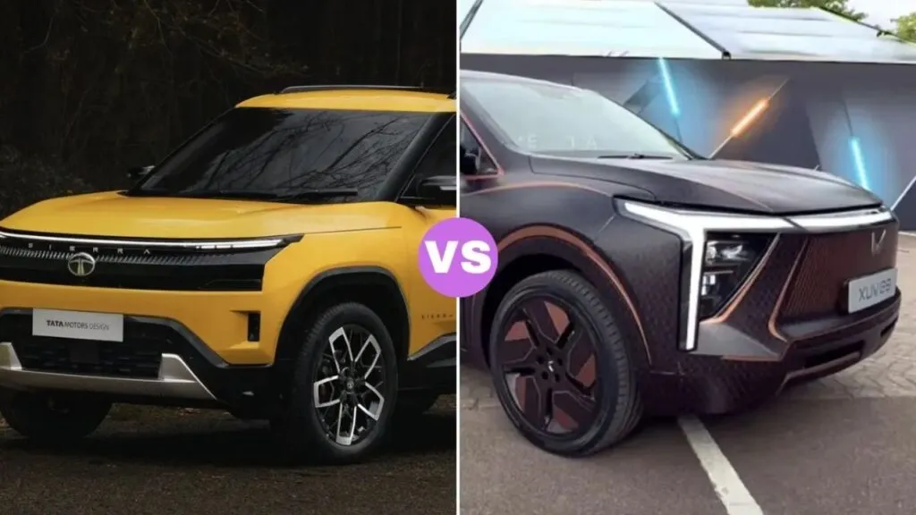 Mahindra XEV 9S Vs Tata Sierra