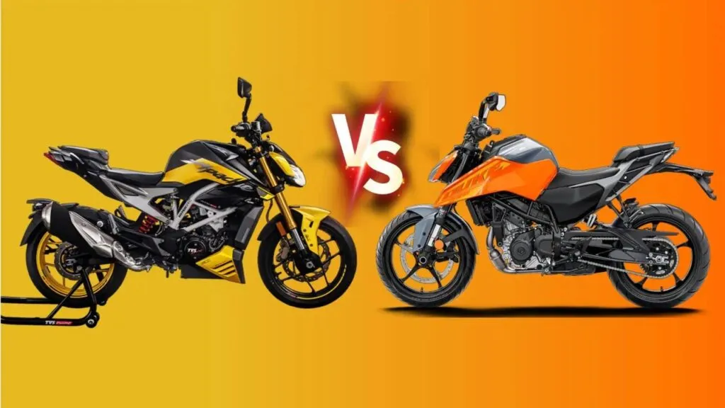 TVS Apache RTR 310 Vs KTM Duke 250 (2025)