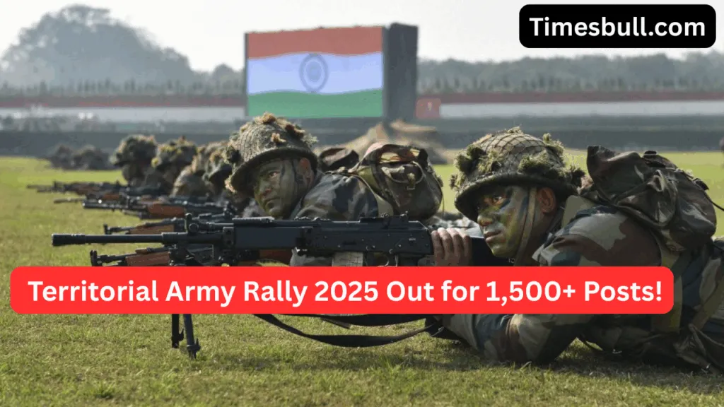 Territorial Army Rally 2025 Out for 1500 Posts 3