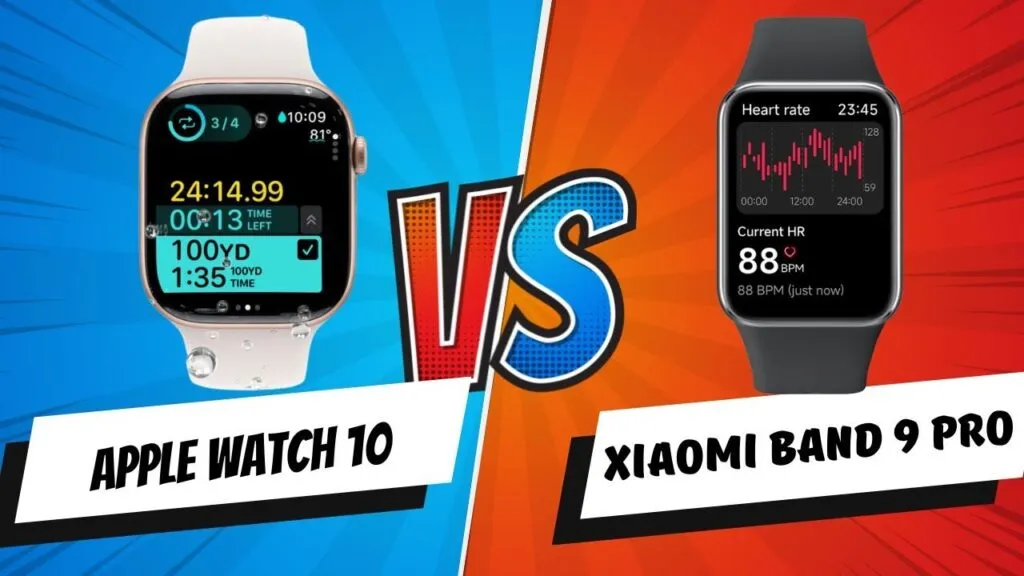 Xiaomi Smart Band 9 Pro Vs Apple Watch Series 10