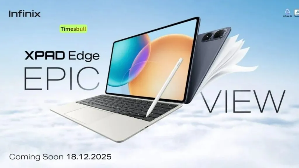 Infinix XPad Edge Scheduled To Launch On December 18